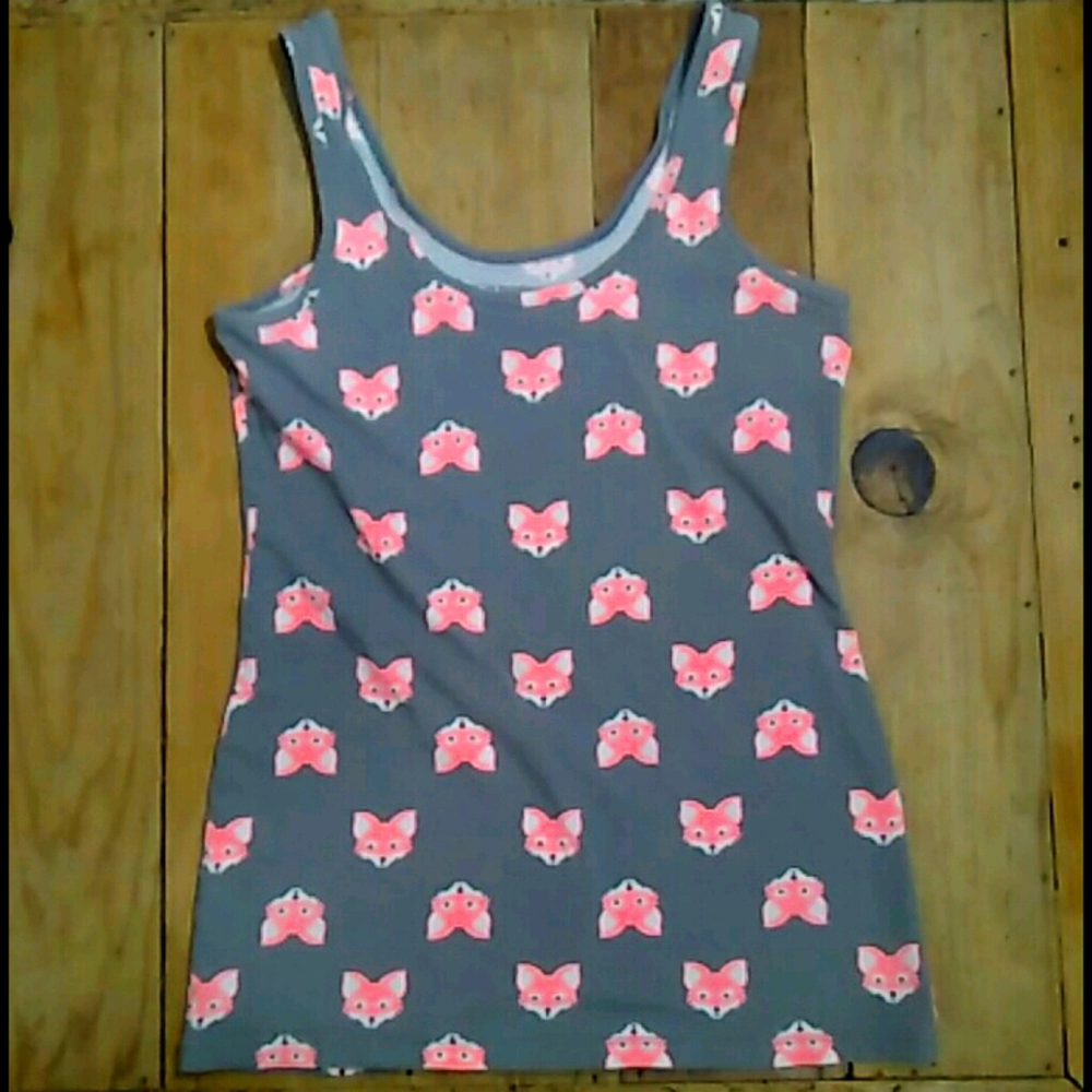 Fox Tank Top Large